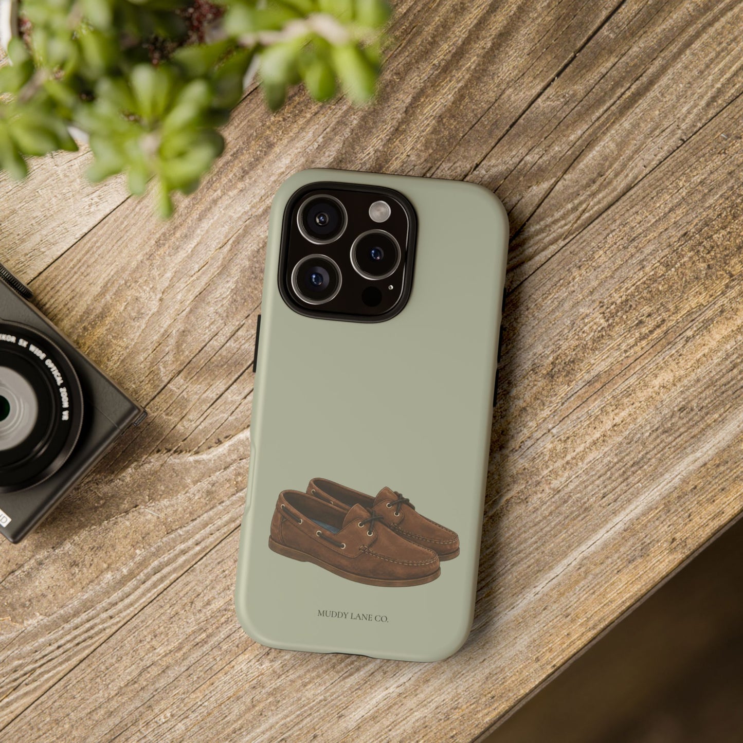 Deck Shoes Tough Phone Case in Light Sage Matte