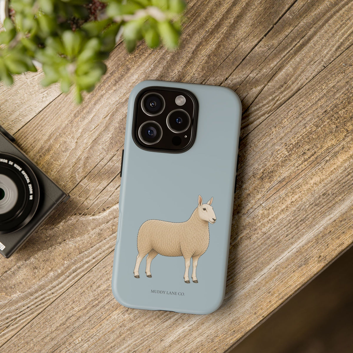 Border Leicester Tough Phone Case in Dusty Blue Matte