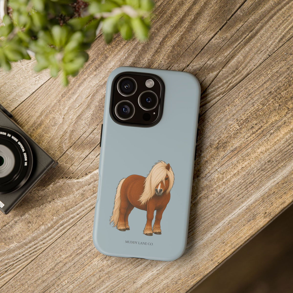 Shetty Tough Phone Case in Dusty Blue Matte
