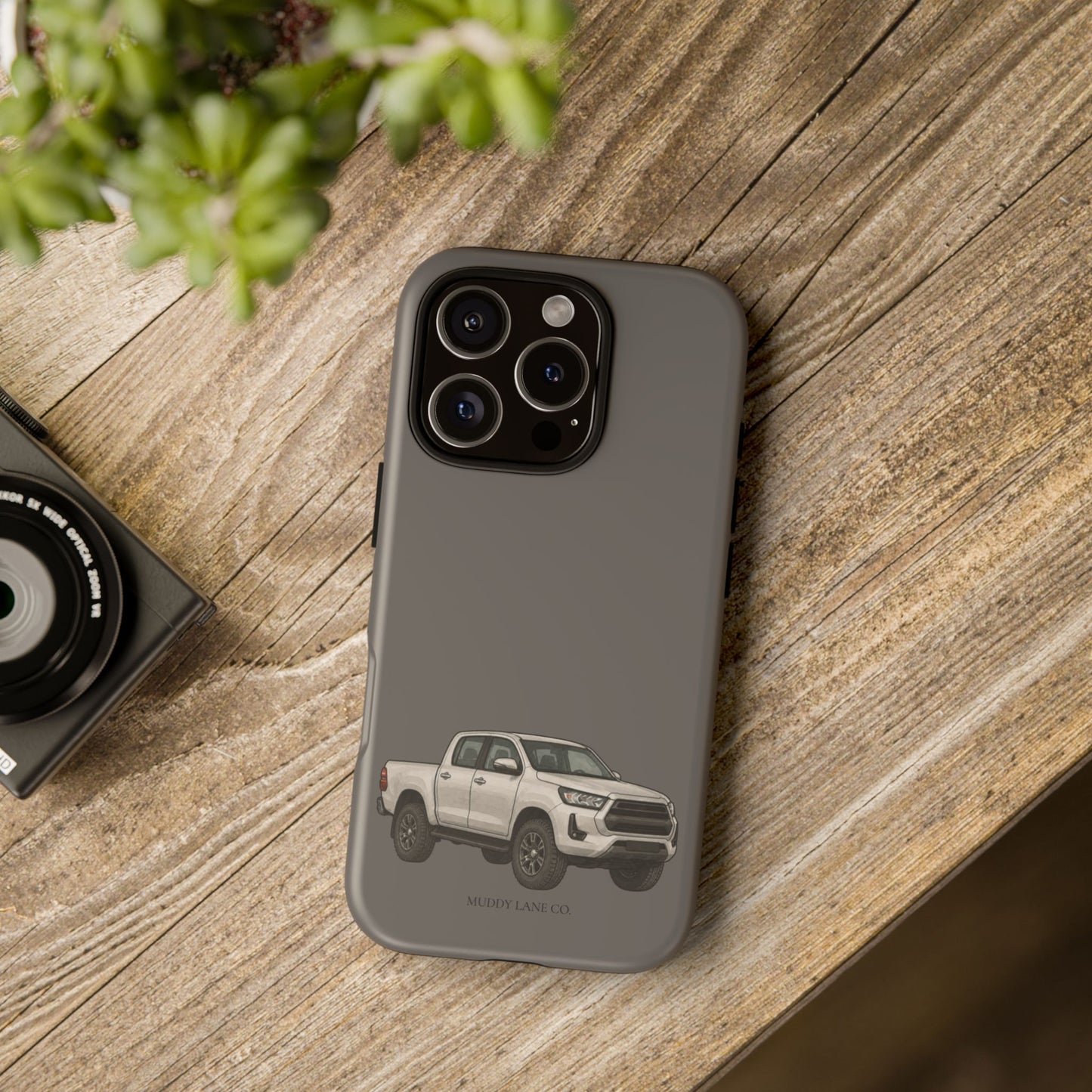 Farm Truck Tough Phone Case in Dark Grey Matte
