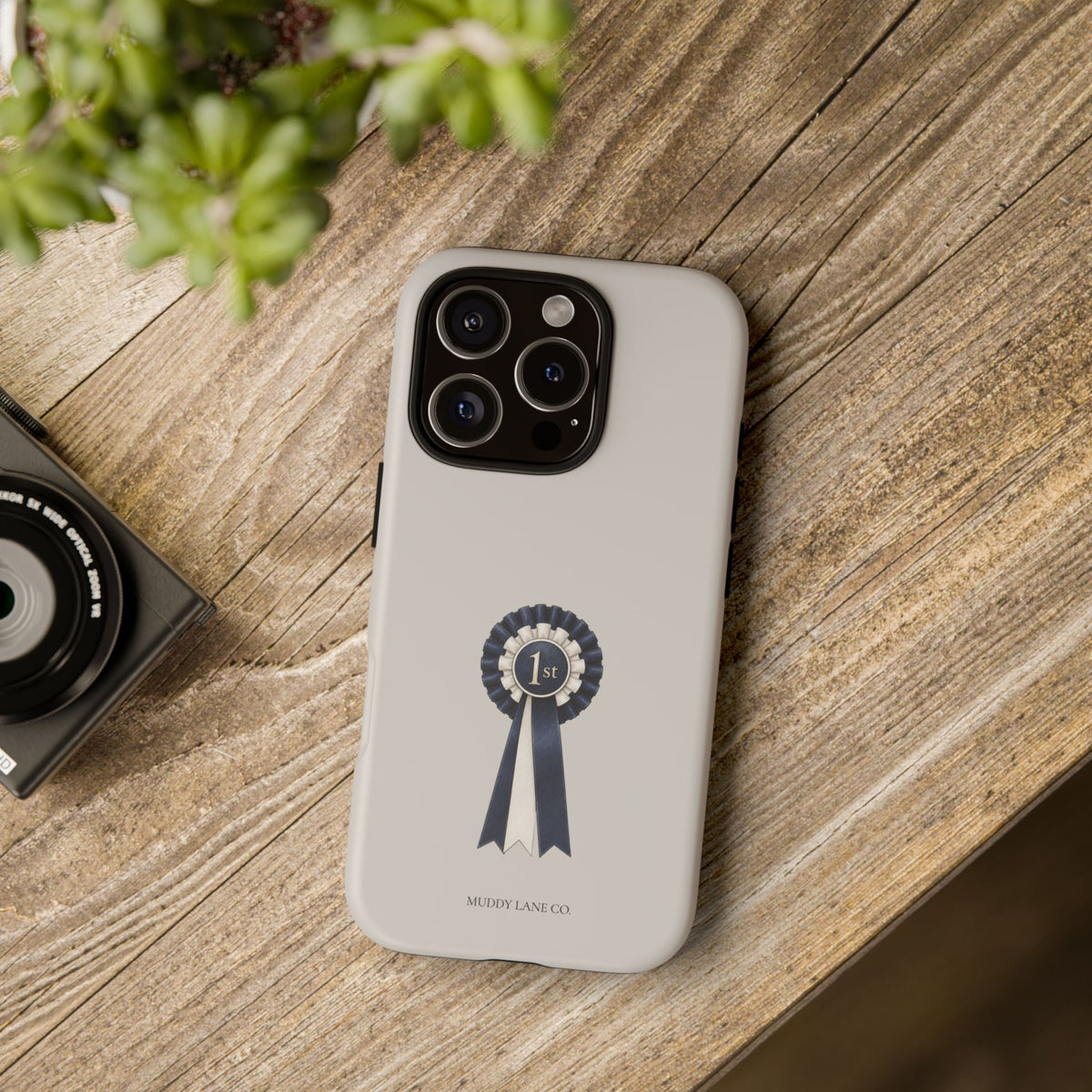 Rosette Tough Phone Case in Soft Grey Matte