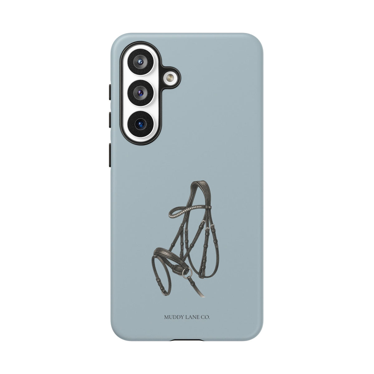 Bridle Tough Phone Case in Dusty Blue Matte