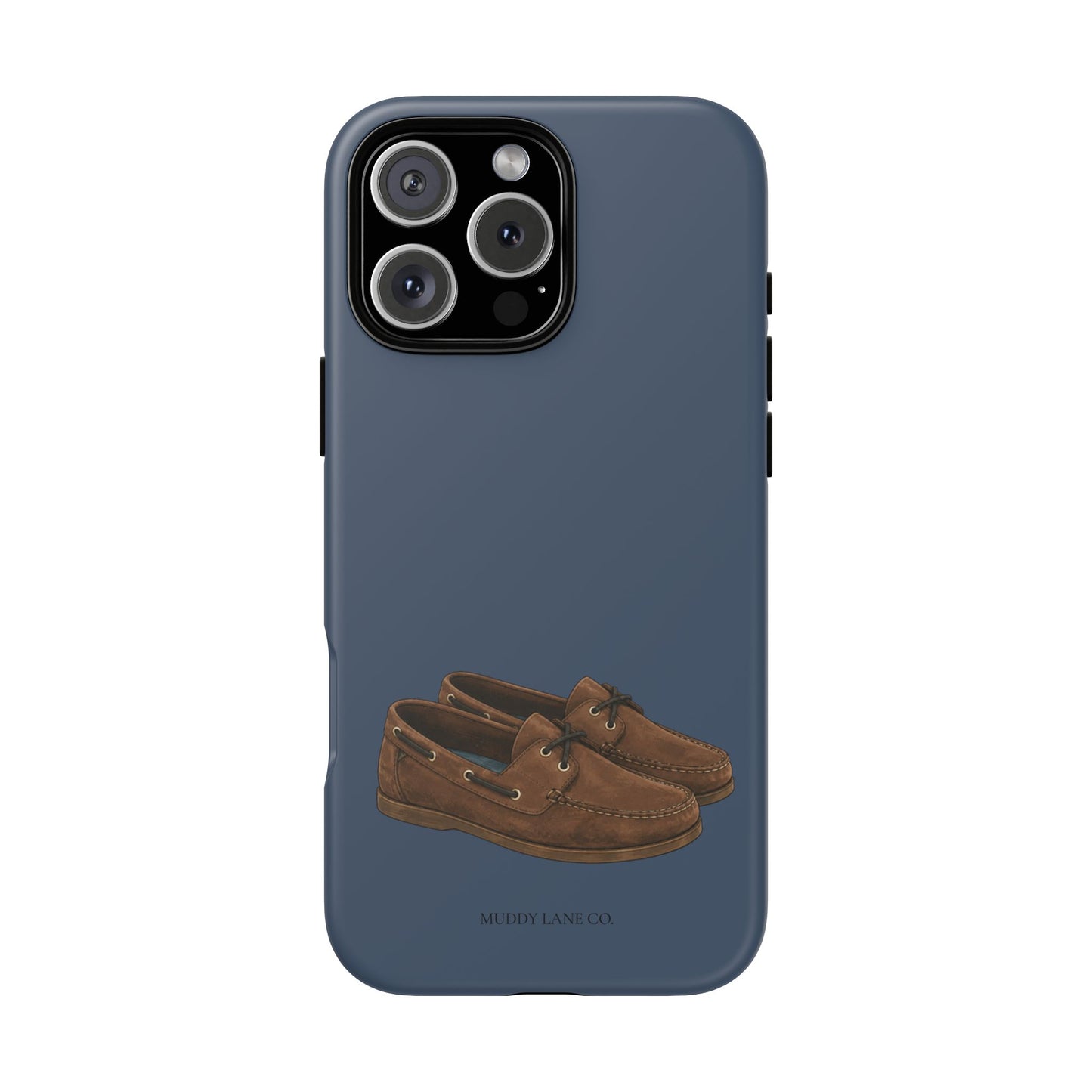 Deck Shoes Tough Phone Case in Deep Navy Matte