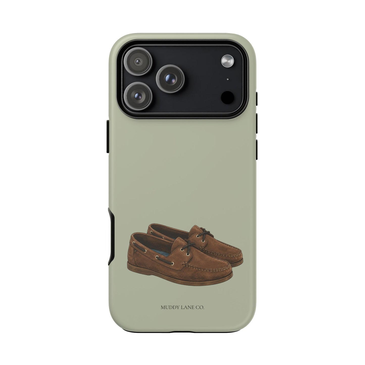 Deck Shoes Tough Phone Case in Light Sage Matte