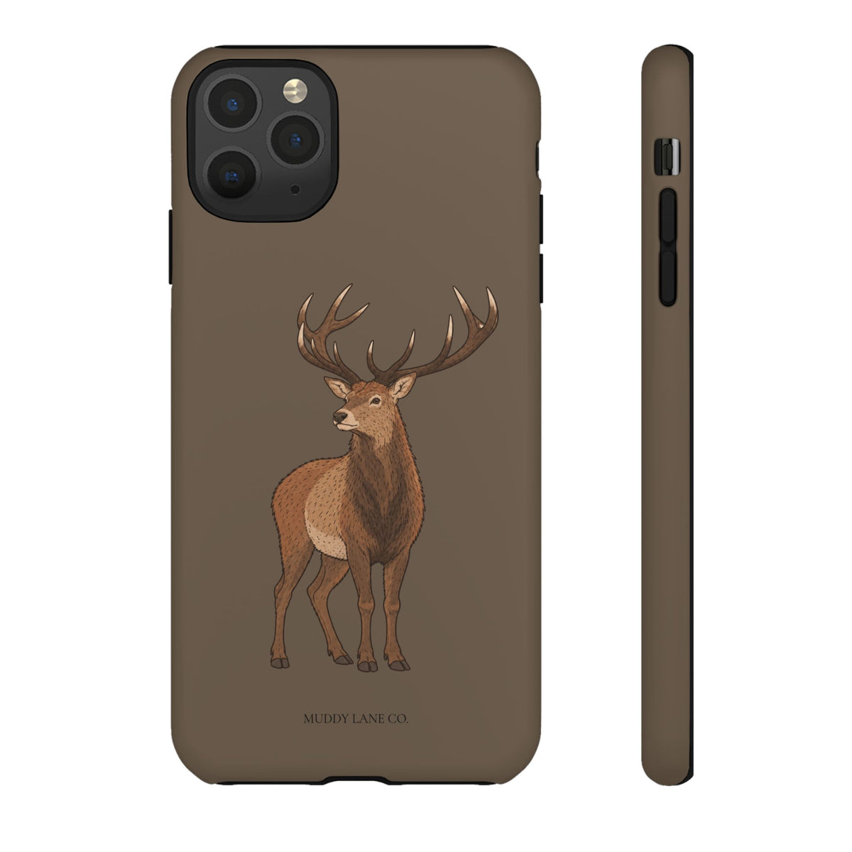Stag Tough Phone Case in Taupe Brown Matte