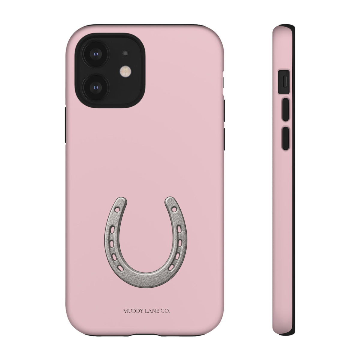 Horseshoe Tough Phone Case in Soft Rosette Pink Matte