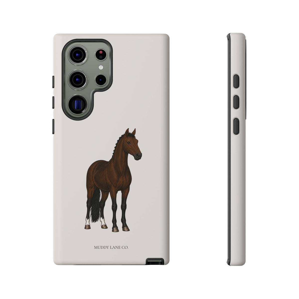 Bay Horse Tough Phone Case in Warm Cream Matte