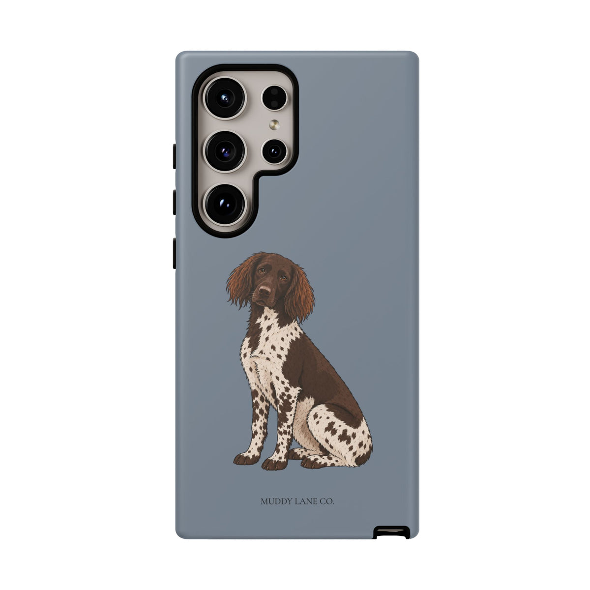 Spaniel Tough Phone Case in Smoke Blue Matte