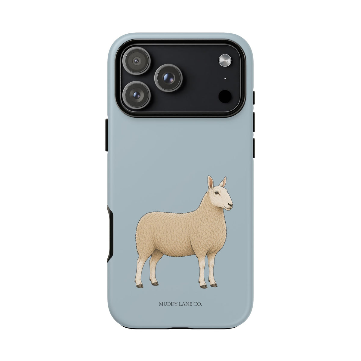 Border Leicester Tough Phone Case in Dusty Blue Matte