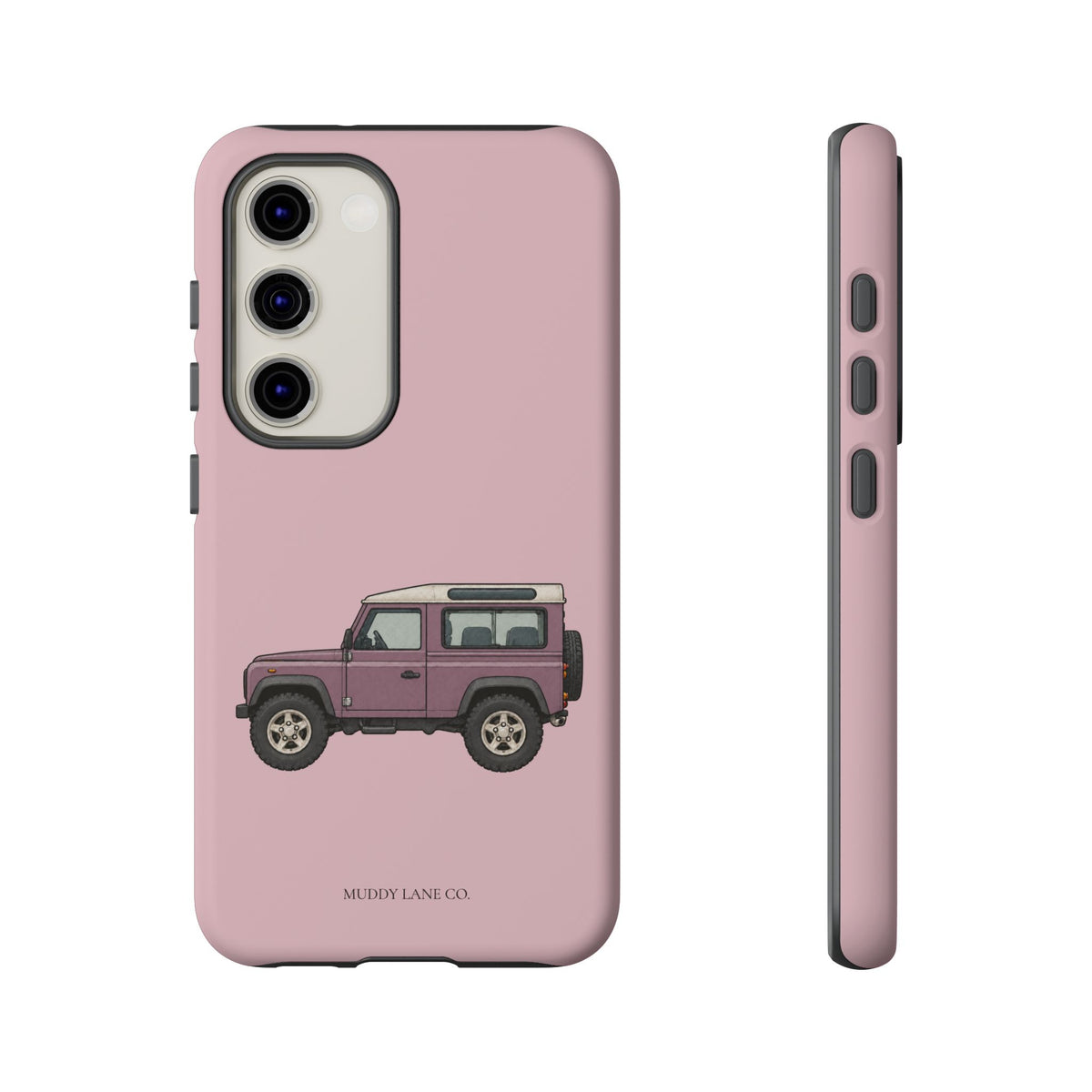 Pink Classic 4x4 Tough Phone Case in Soft Rosette Pink Matte