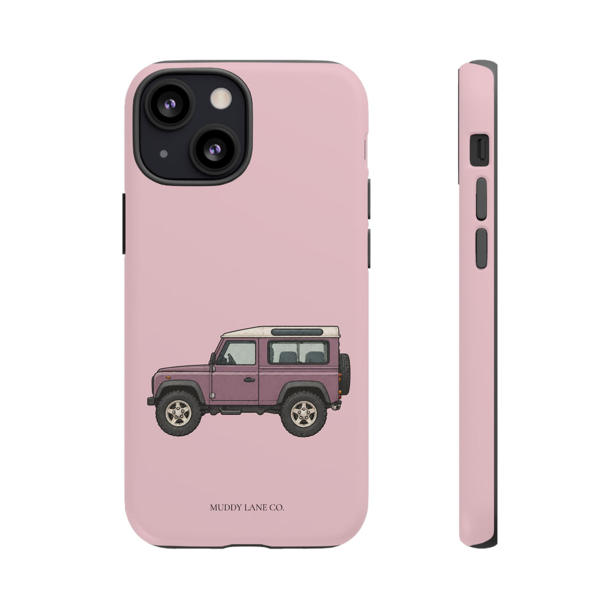 Pink Classic 4x4 Tough Phone Case in Soft Rosette Pink Matte