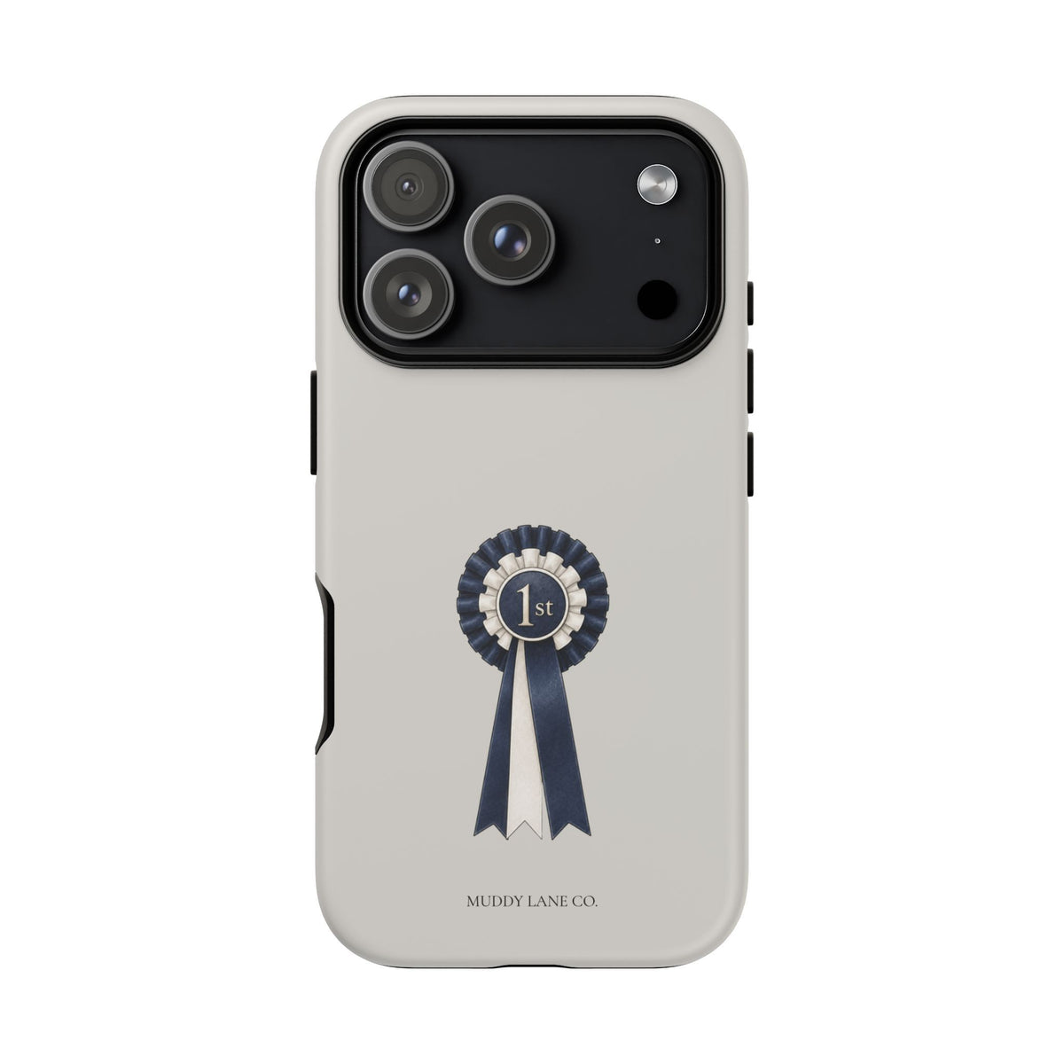 Rosette Tough Phone Case in Soft Grey Matte