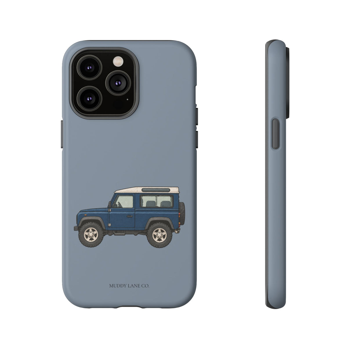 Blue Classic 4x4 Tough Phone Case in Smoke Blue Matte