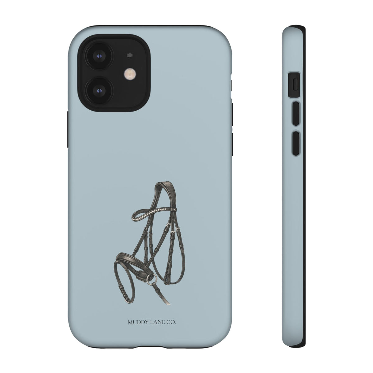 Bridle Tough Phone Case in Dusty Blue Matte