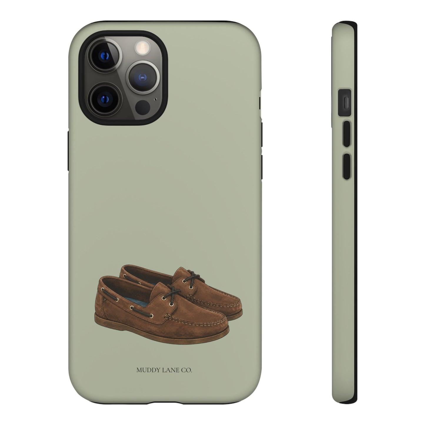 Deck Shoes Tough Phone Case in Light Sage Matte