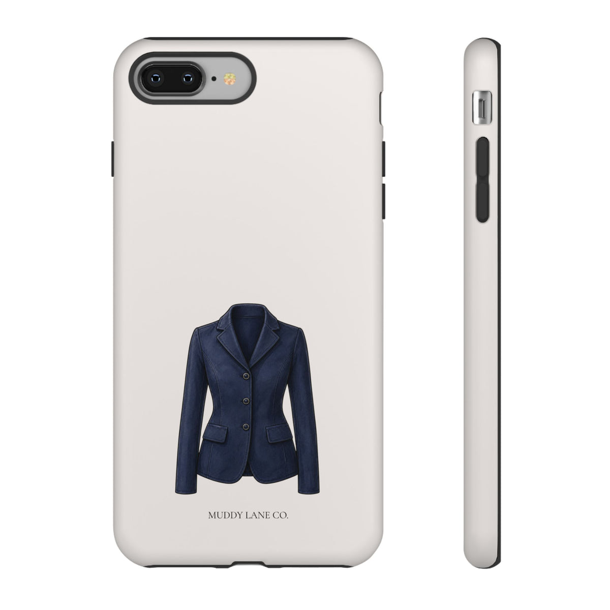 Show Jacket phone case in Warm Cream by Muddy Lane Co, photo 3