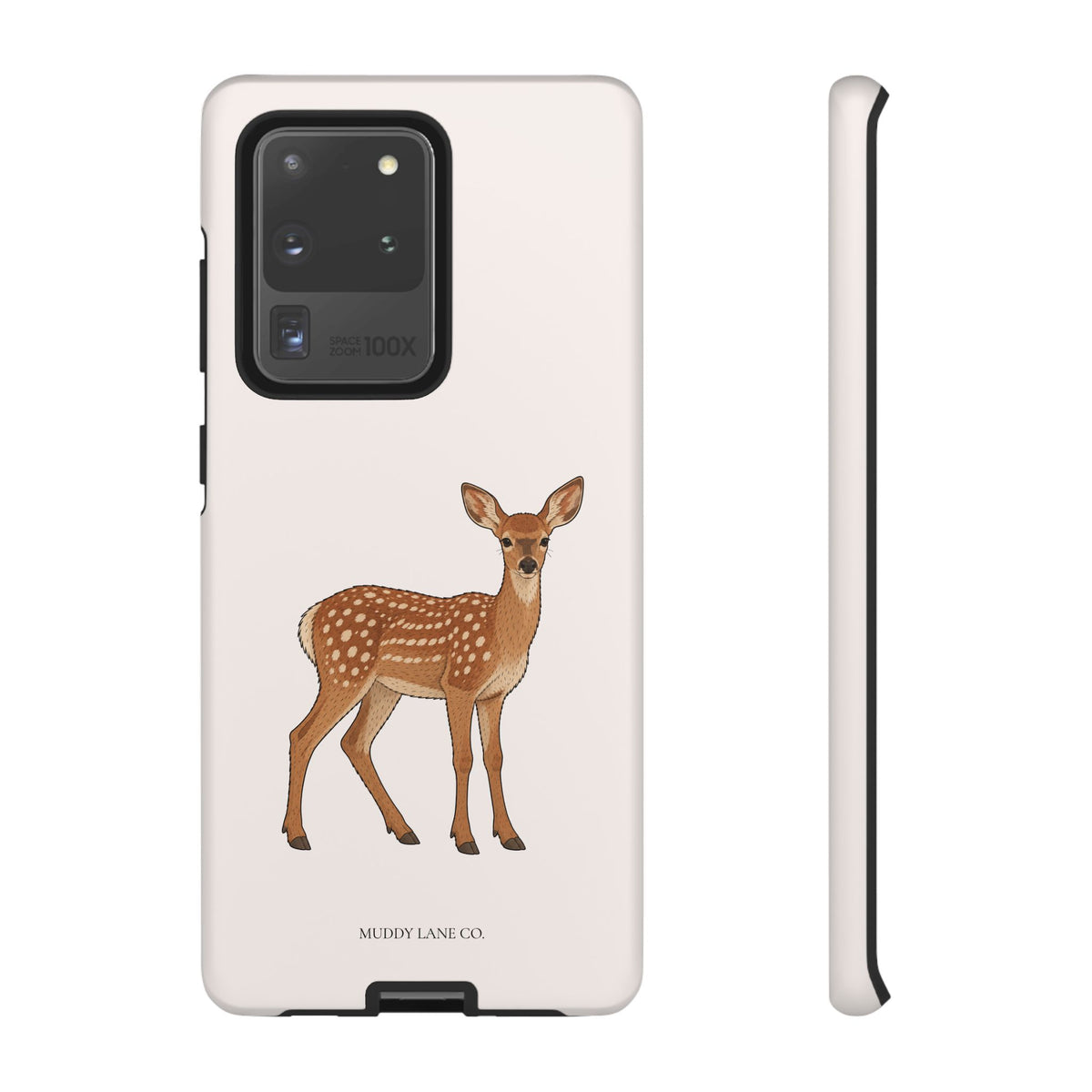 Fawn Tough Phone Case in Warm Cream Matte