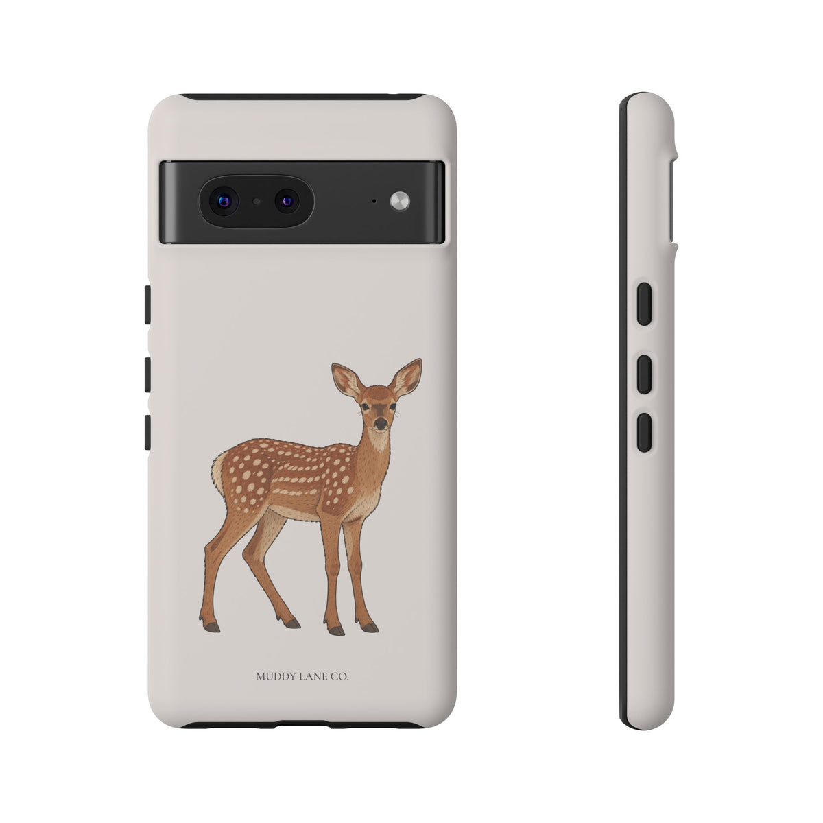 Fawn Tough Phone Case in Warm Cream Matte