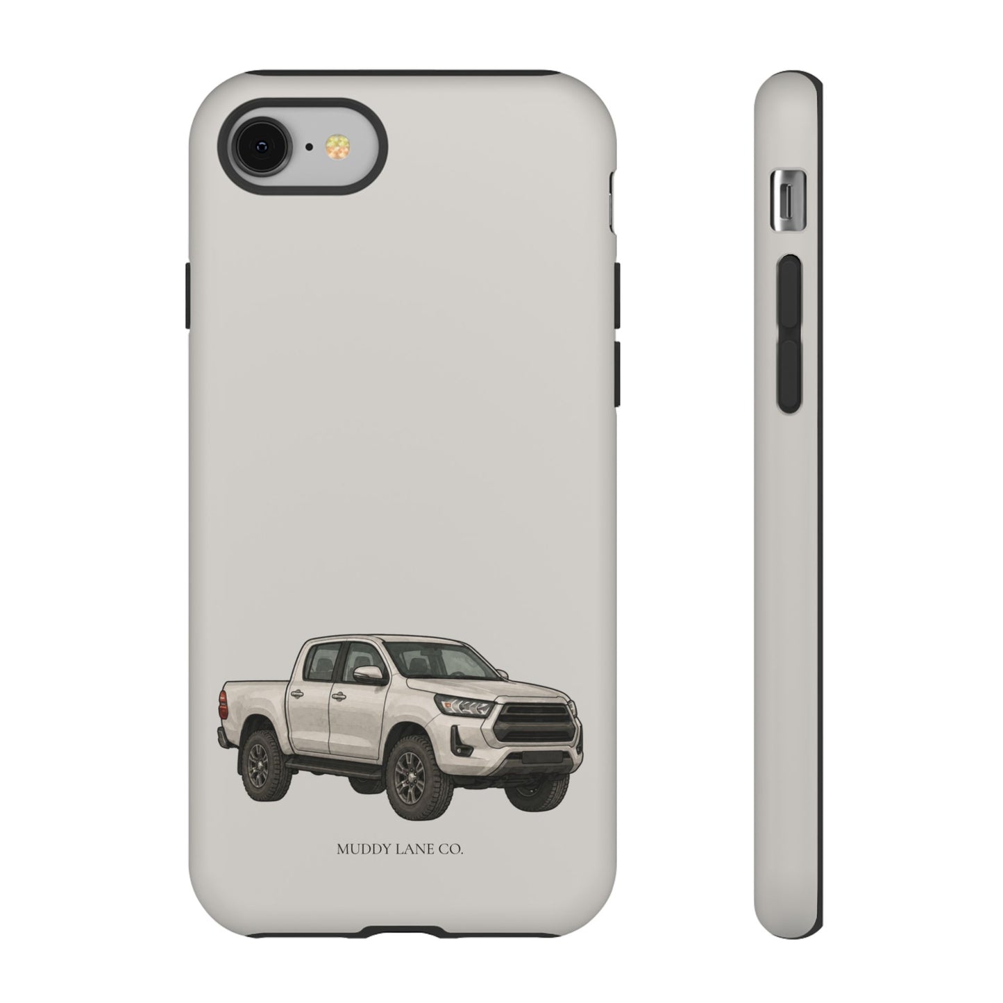 Farm Truck Tough Phone Case in Soft Grey Matte