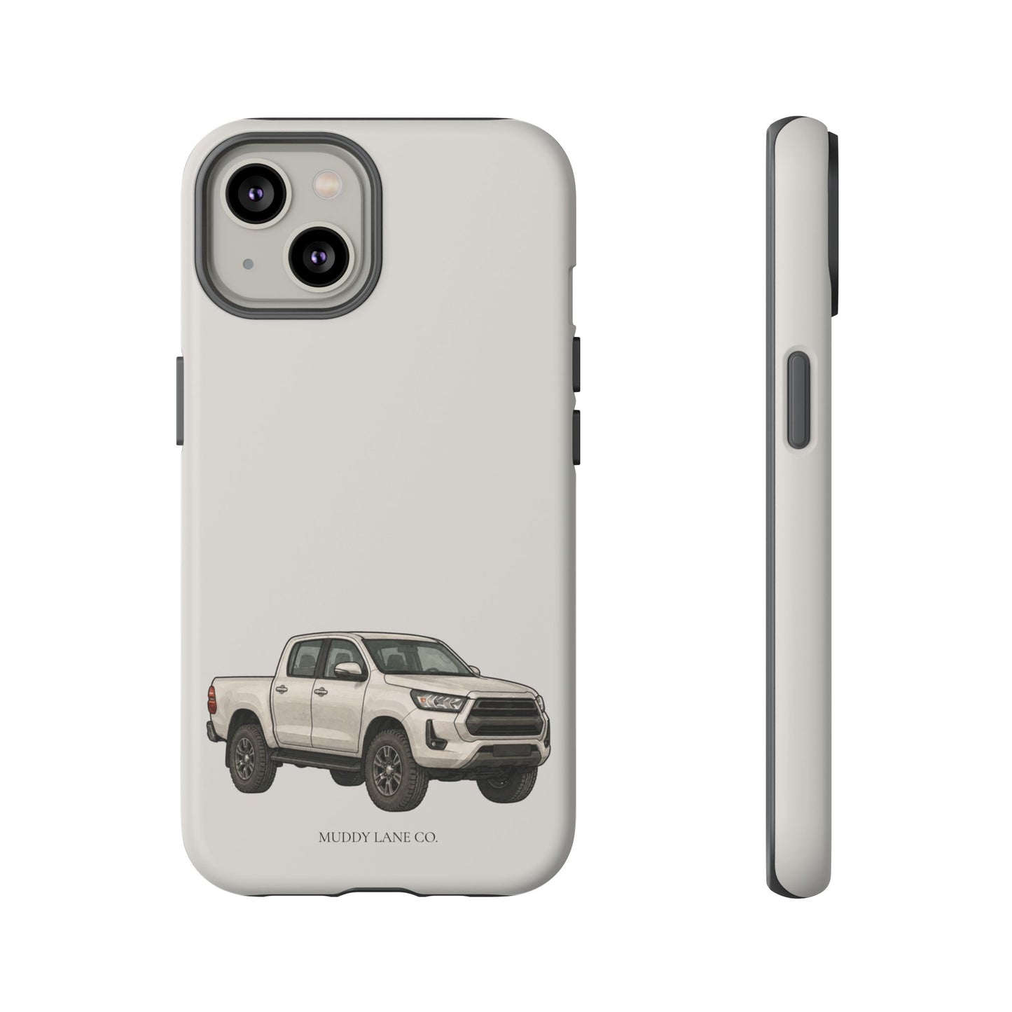 Farm Truck Tough Phone Case in Soft Grey Matte