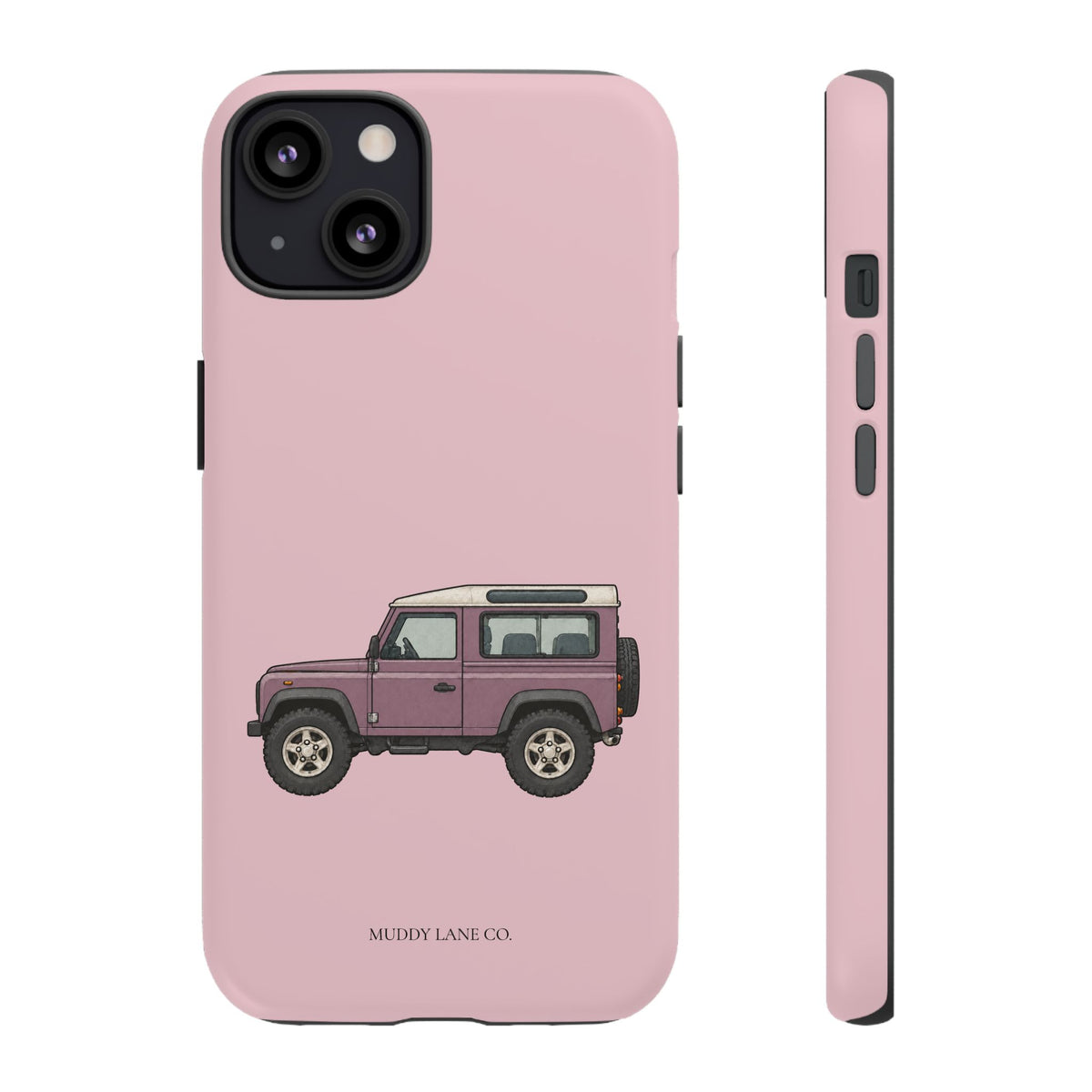 Pink Classic 4x4 Tough Phone Case in Soft Rosette Pink Matte