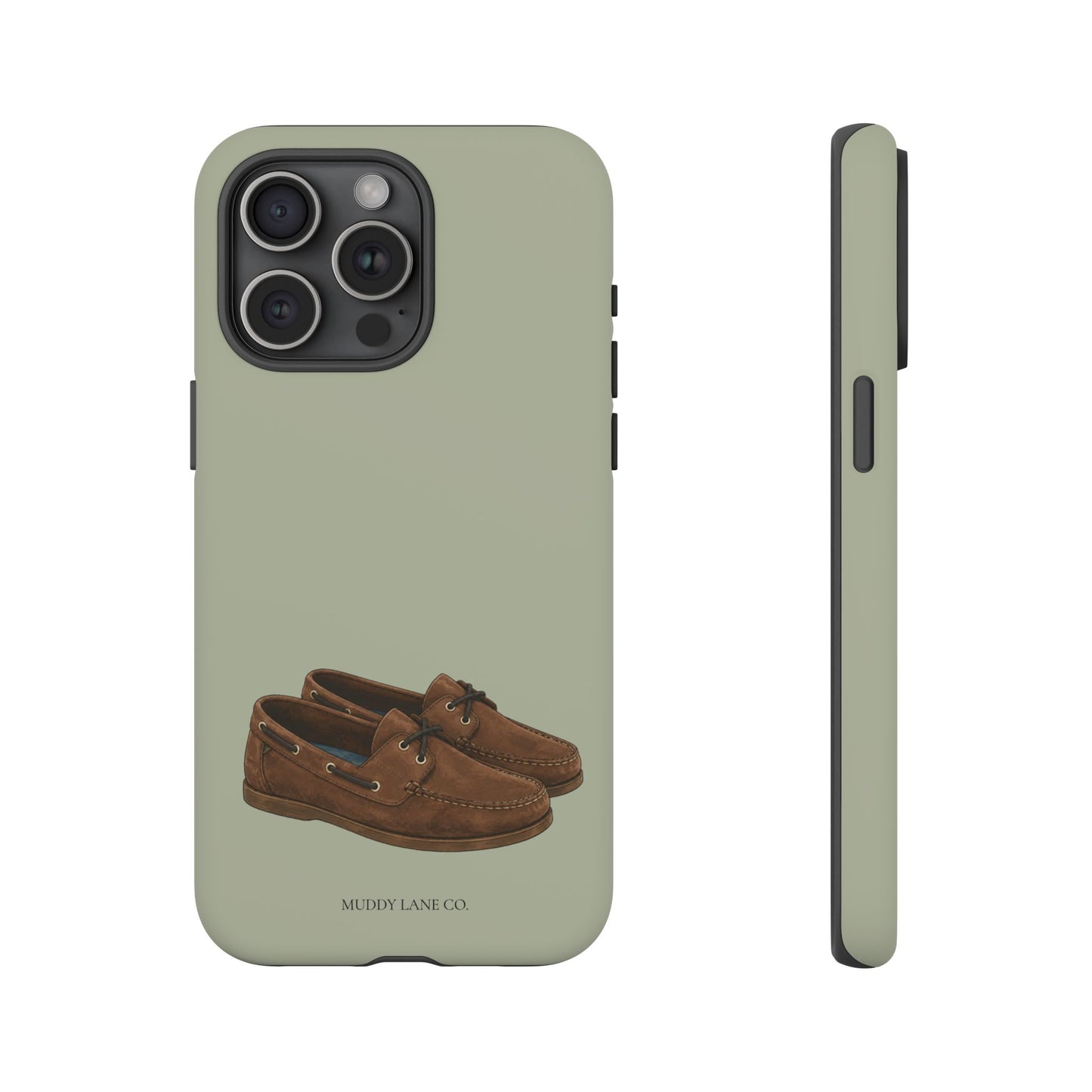 Deck Shoes Tough Phone Case in Light Sage Matte