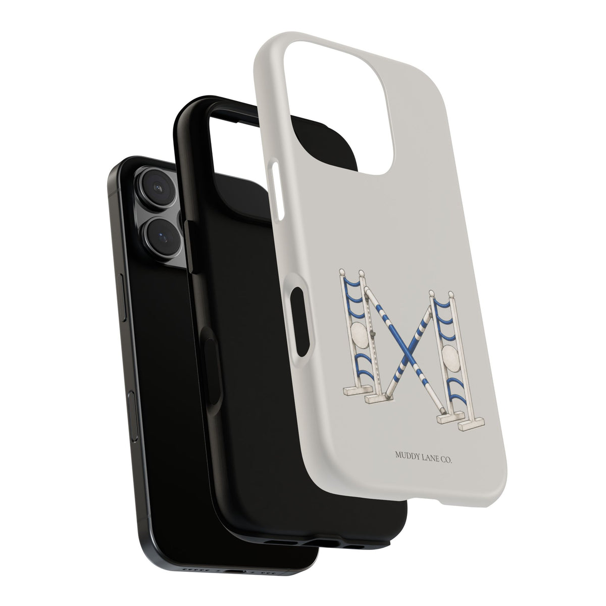 Show Jump Tough Phone Case in Soft Grey Matte