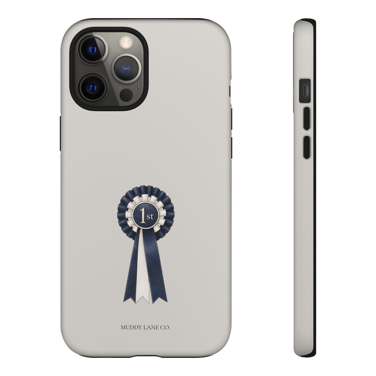 Rosette Tough Phone Case in Soft Grey Matte