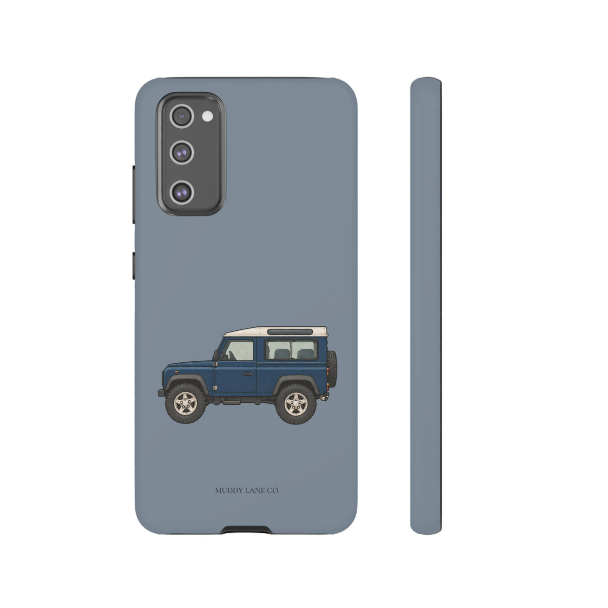 Blue Classic 4x4 Tough Phone Case in Smoke Blue Matte