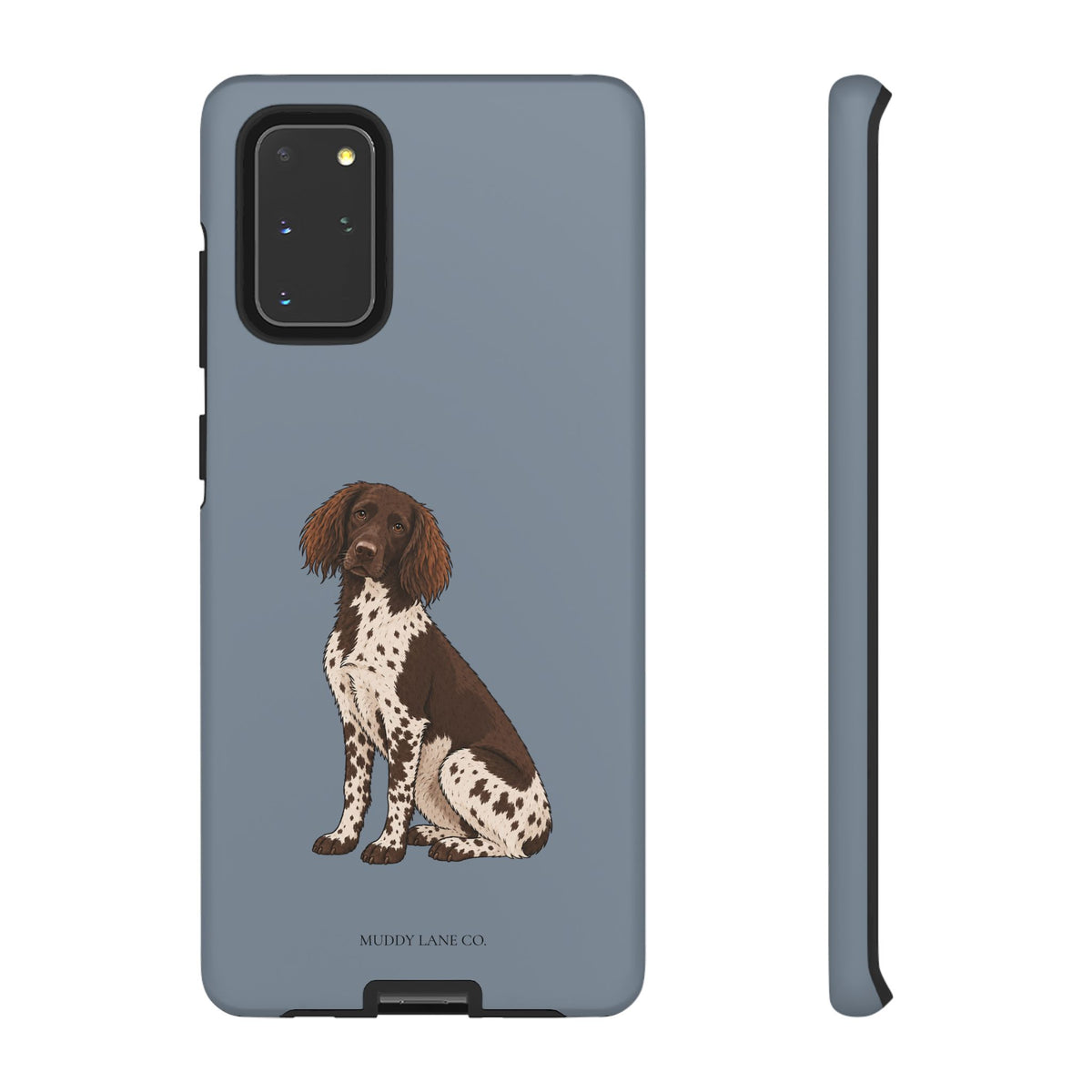 Spaniel Tough Phone Case in Smoke Blue Matte
