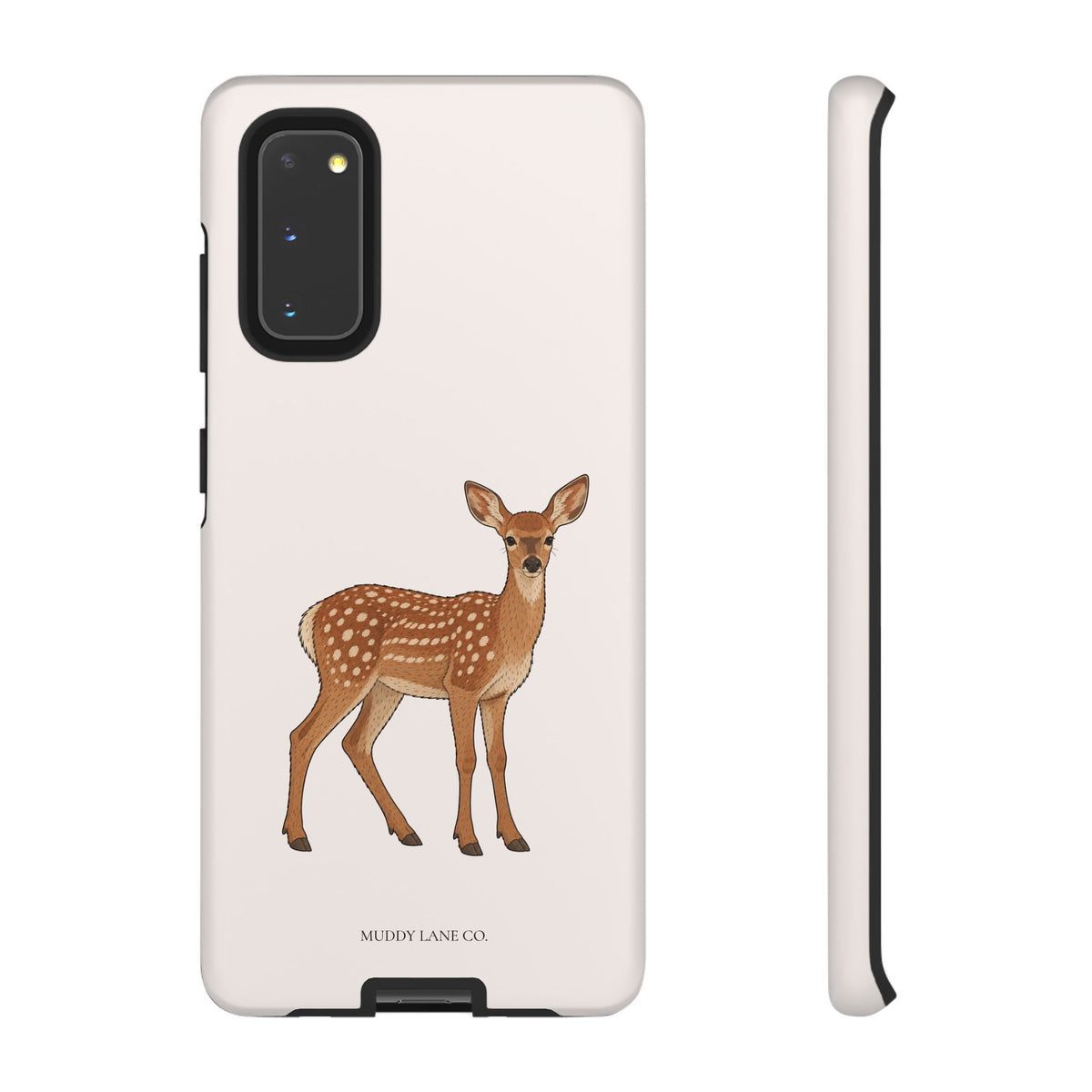 Fawn Tough Phone Case in Warm Cream Matte