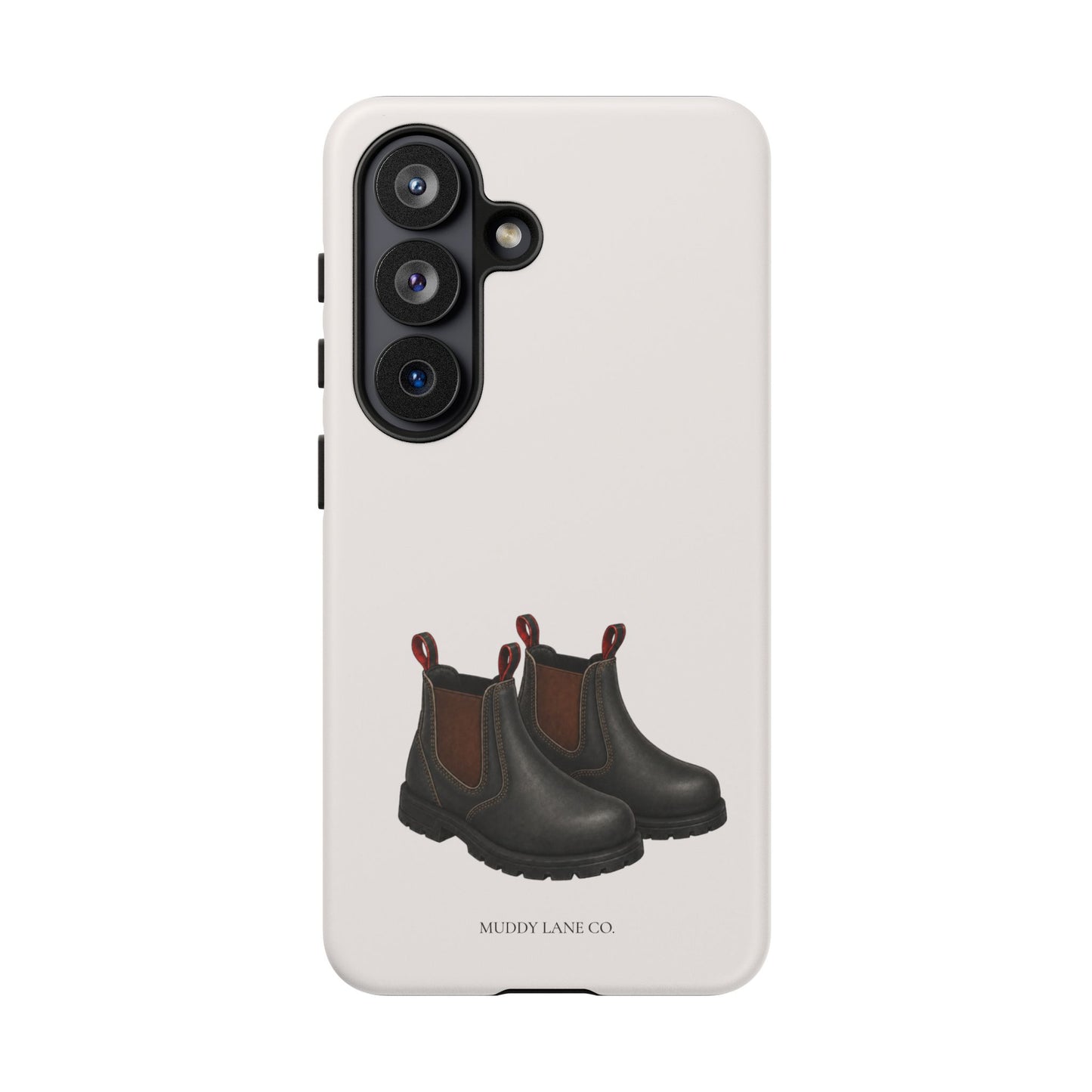 Yard Boots Tough Phone Case in Warm Cream Matte