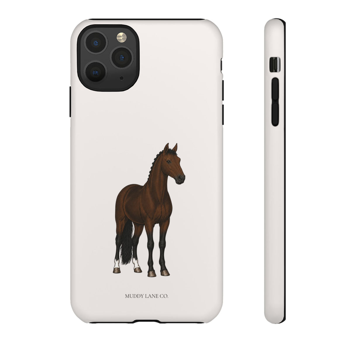 Bay Horse Tough Phone Case in Warm Cream Matte