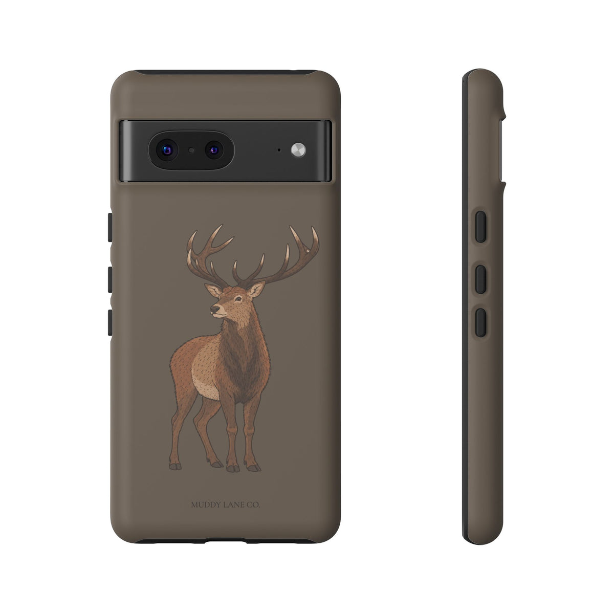 Stag Tough Phone Case in Taupe Brown Matte