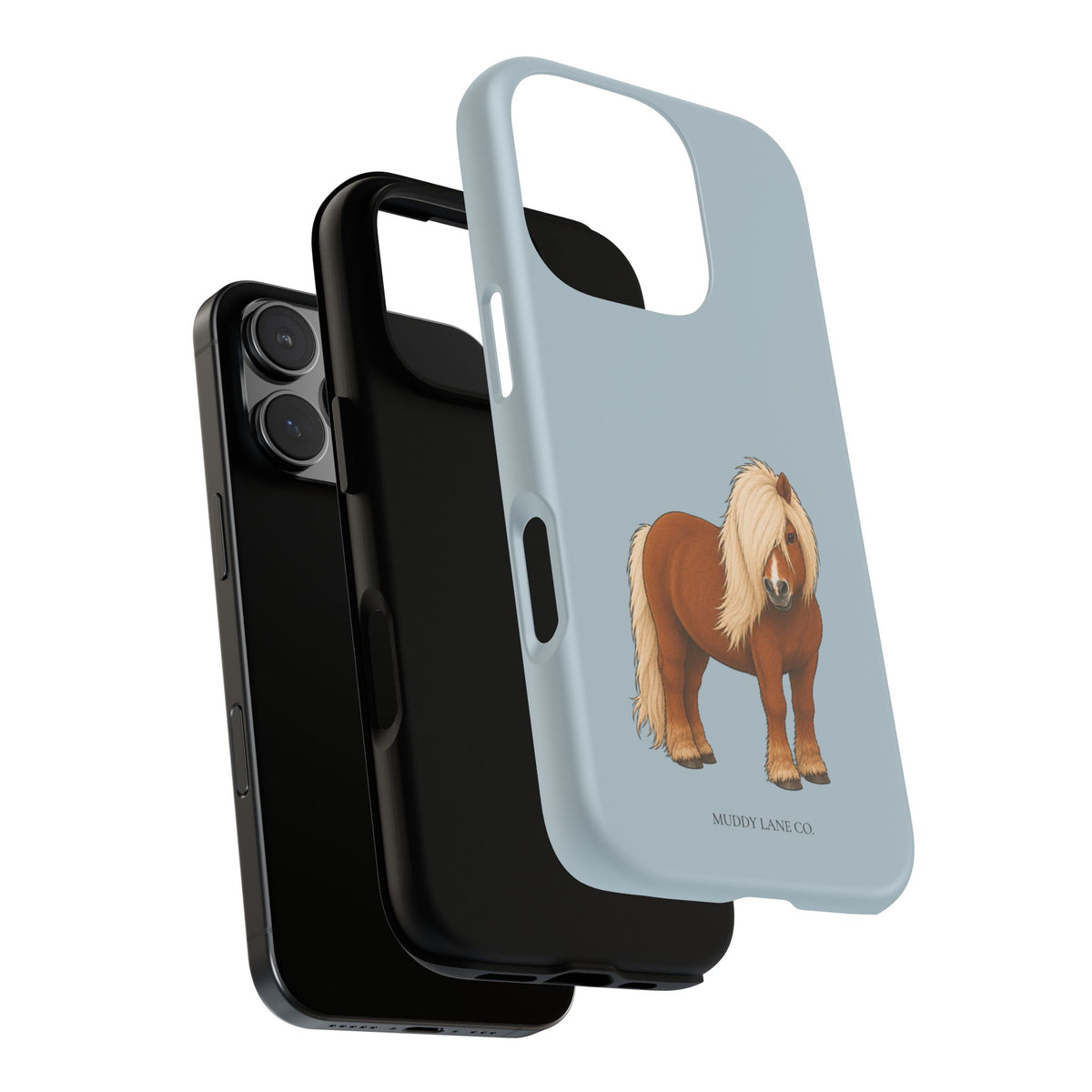 Shetty Tough Phone Case in Dusty Blue Matte