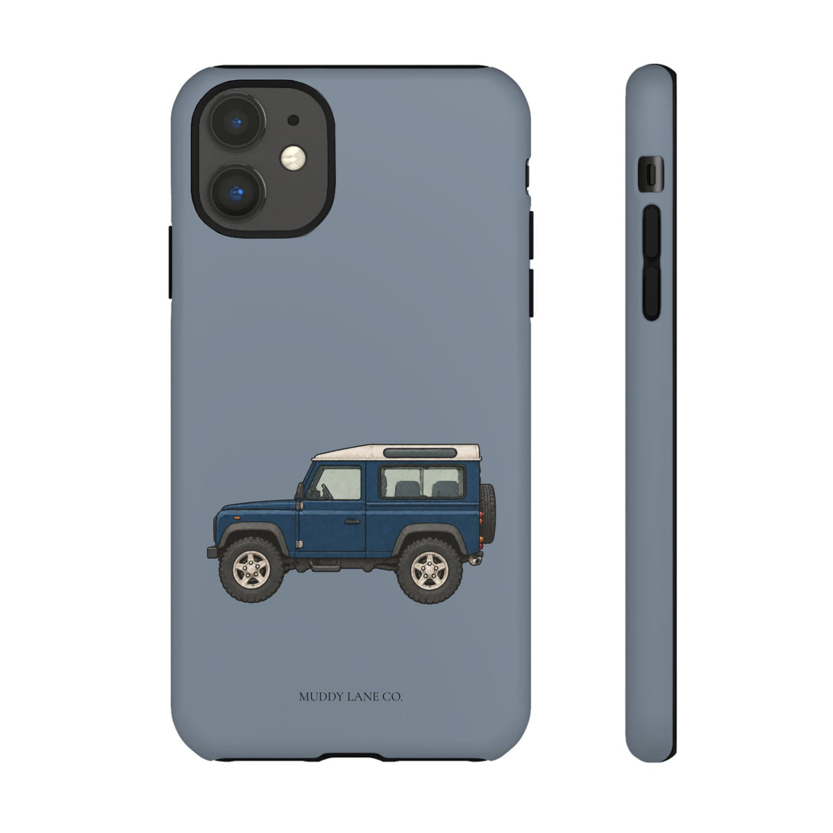 Blue Classic 4x4 Tough Phone Case in Smoke Blue Matte