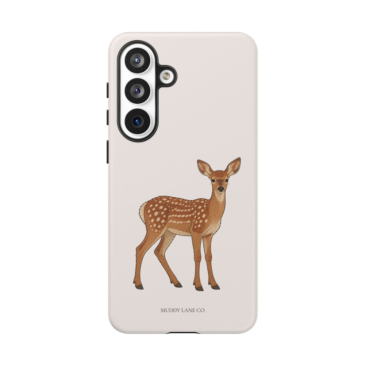 Fawn Tough Phone Case in Warm Cream Matte