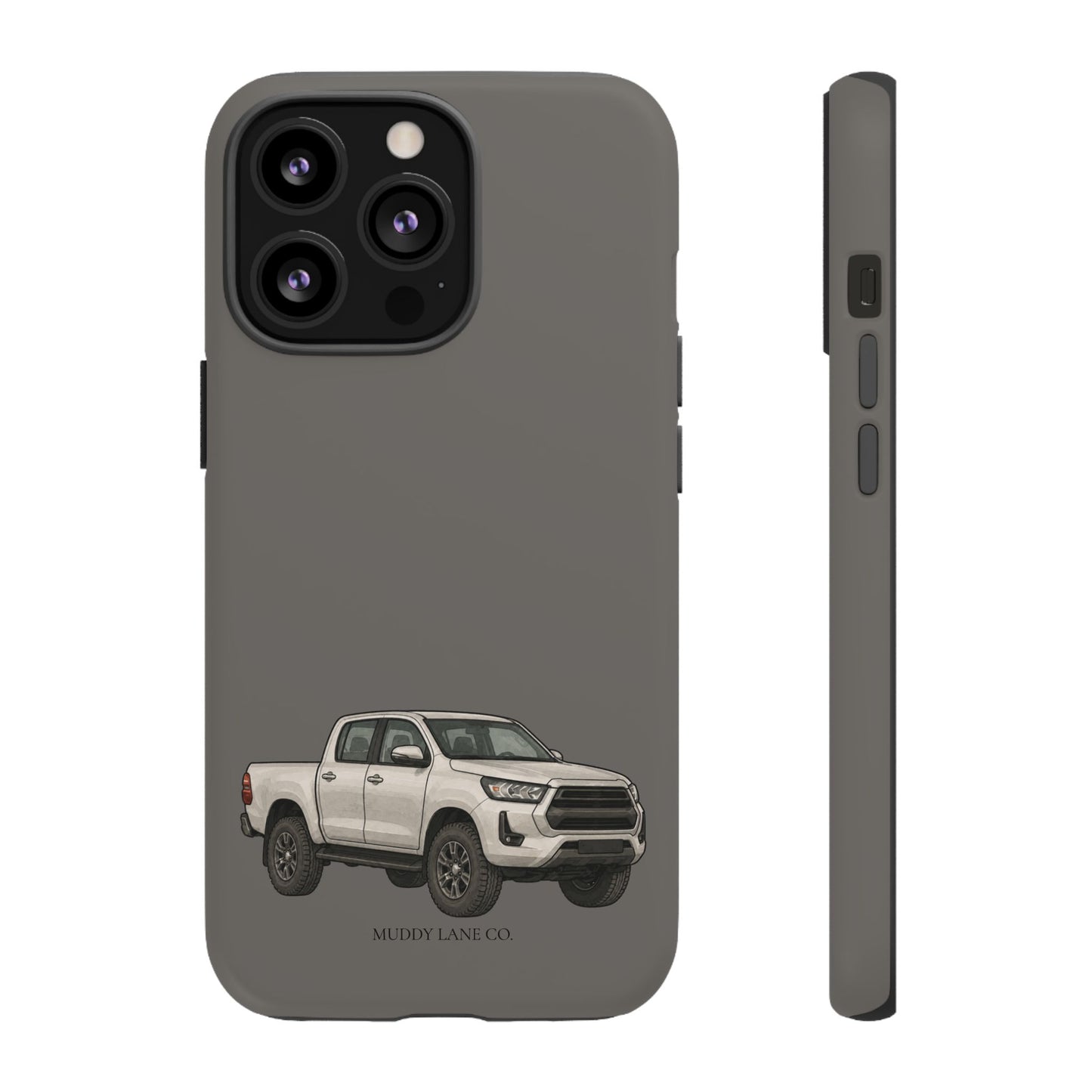 Farm Truck Tough Phone Case in Dark Grey Matte