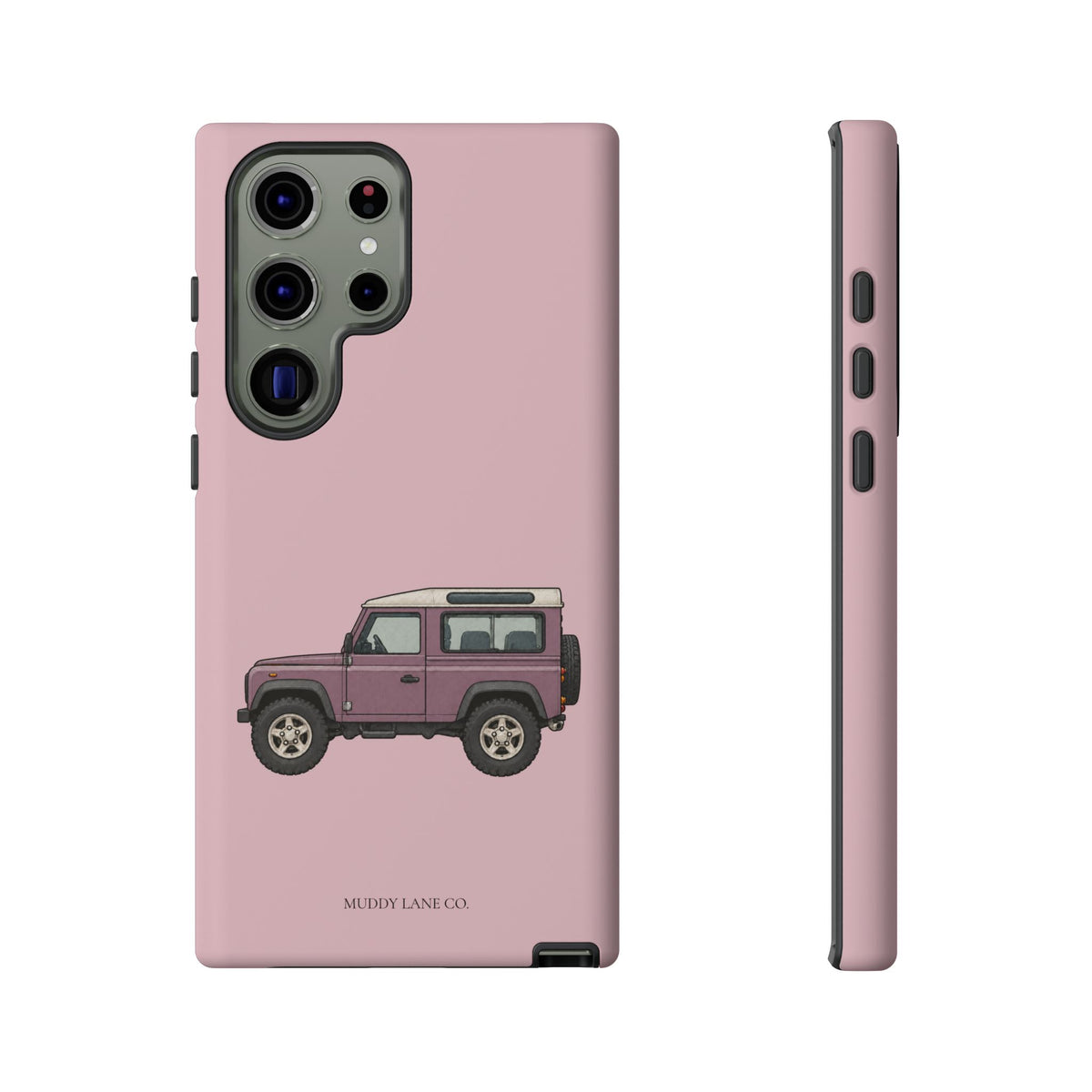 Pink Classic 4x4 Tough Phone Case in Soft Rosette Pink Matte