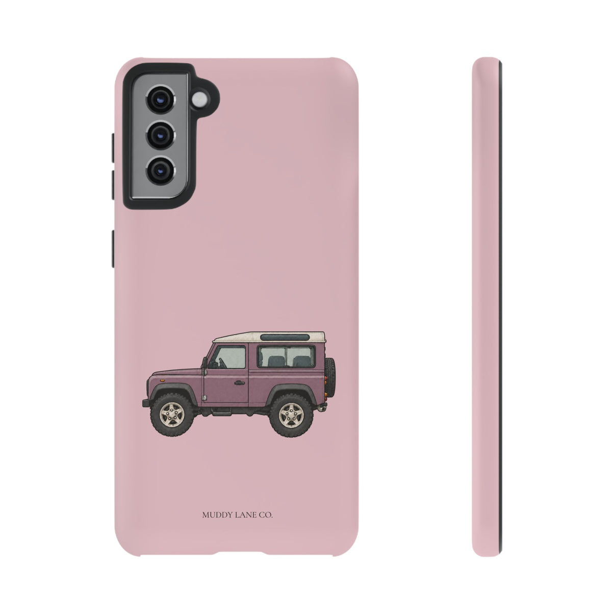 Pink Classic 4x4 Tough Phone Case in Soft Rosette Pink Matte