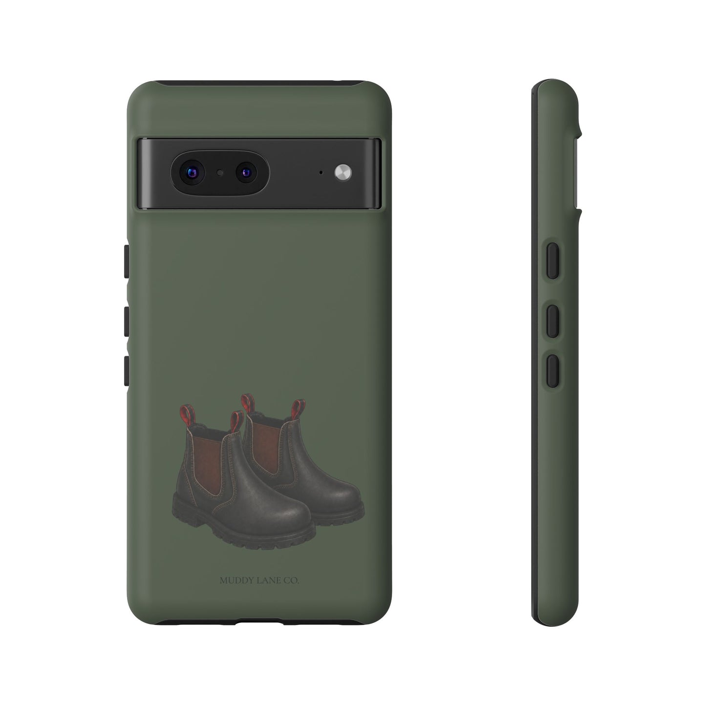 Yard Boots Tough Phone Case in Forest Green Matte