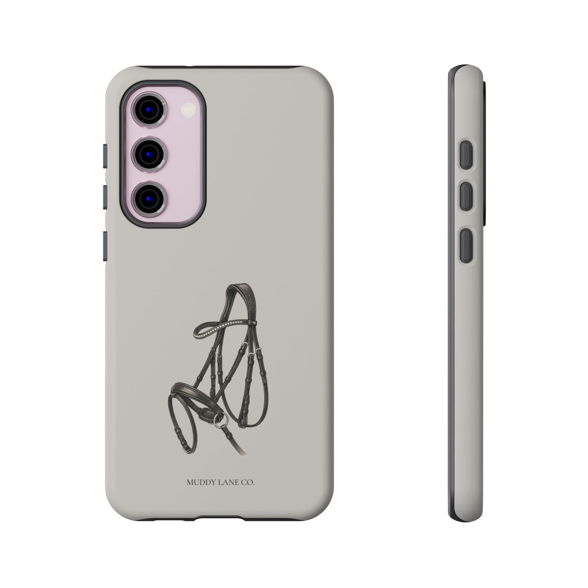 Bridle Tough Phone Case in Soft Grey Matte