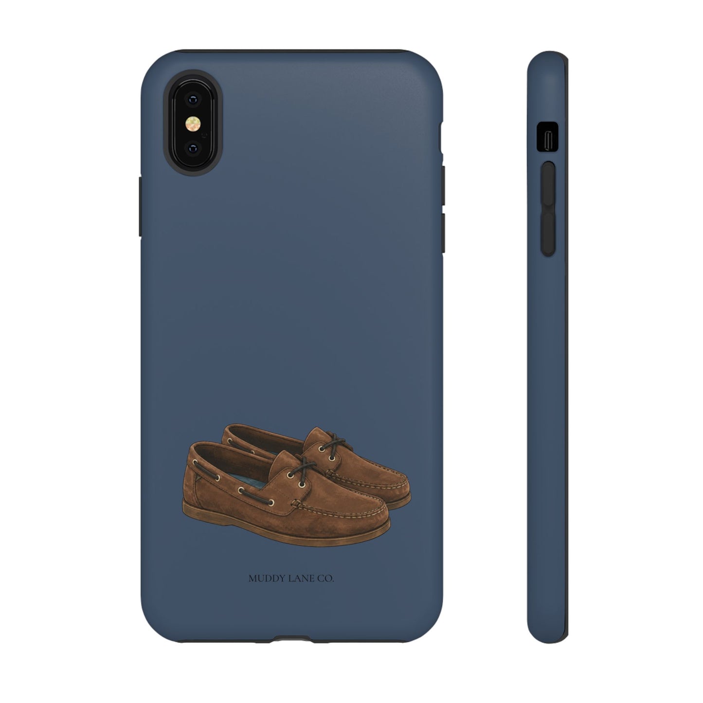 Deck Shoes Tough Phone Case in Deep Navy Matte