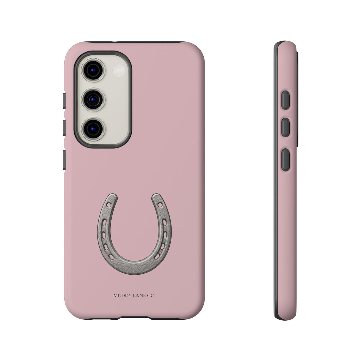 Horseshoe Tough Phone Case in Soft Rosette Pink Matte