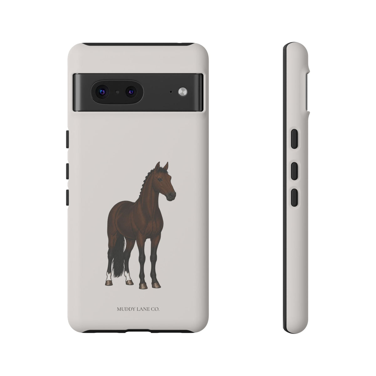 Bay Horse Tough Phone Case in Warm Cream Matte