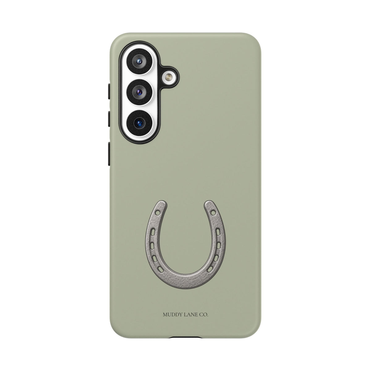 Horseshoe Tough Phone Case in Light Sage Matte