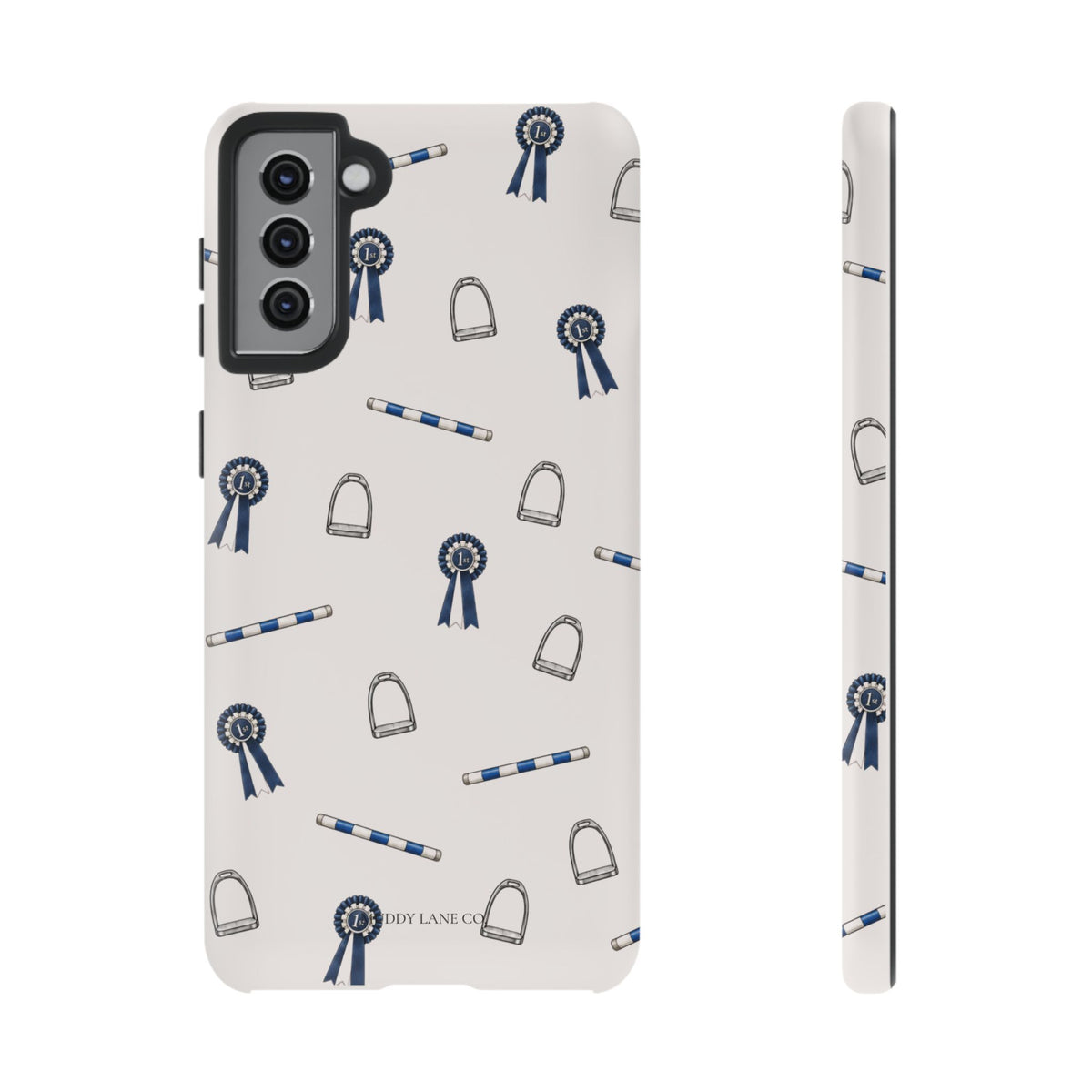 Show Day Pattern Tough Phone Case in Warm Cream Matte