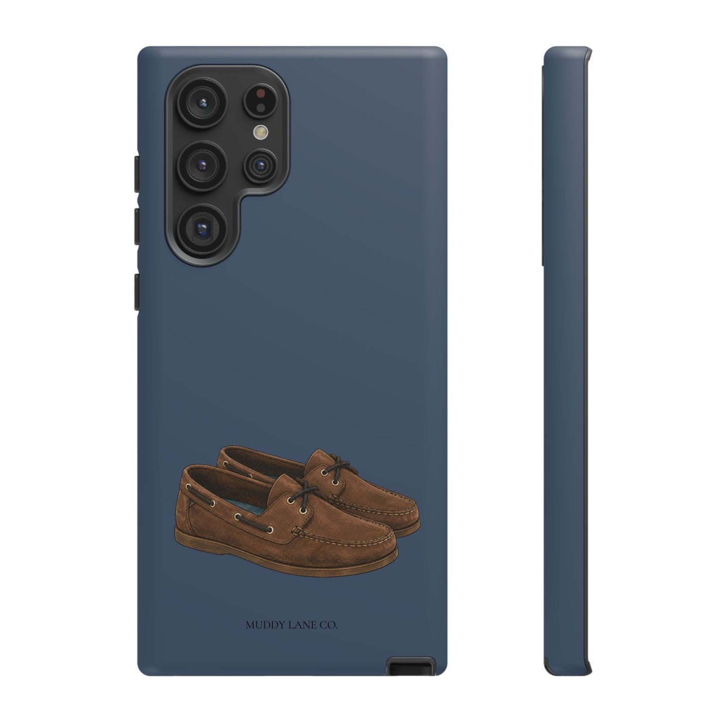 Deck Shoes Tough Phone Case in Deep Navy Matte