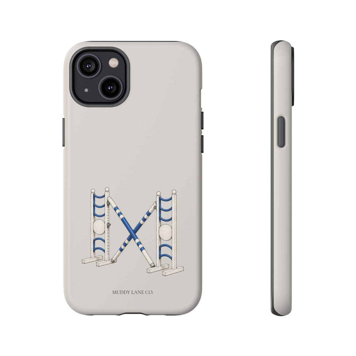 Show Jump Tough Phone Case in Soft Grey Matte