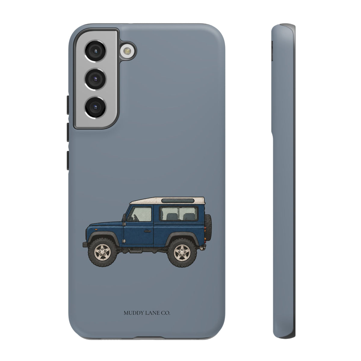 Blue Classic 4x4 Tough Phone Case in Smoke Blue Matte